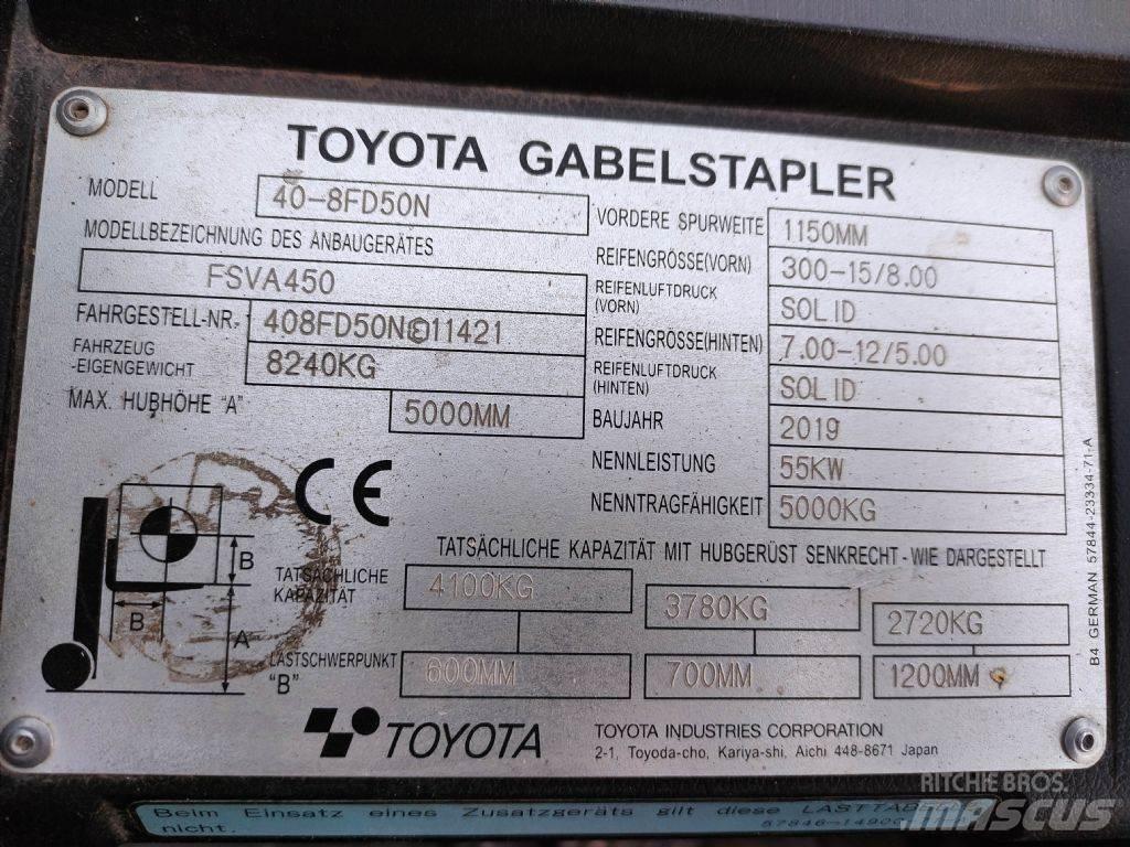 Toyota 40-8FD50N 柴油叉车