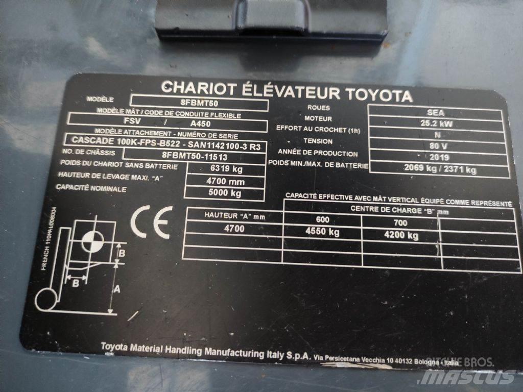 Toyota 8FBMT50 电动叉车